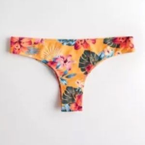 Hollister Bikini Bottoms *cheeky yellow floral*